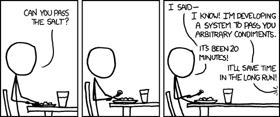 XKCD comic, the general problem